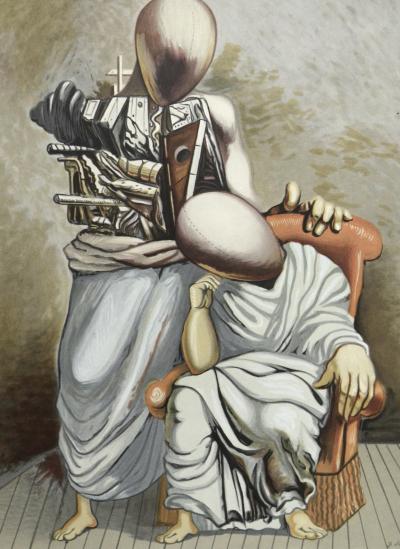 Giorgio De Chirico, Marmottan lithographic poster, 1975 2