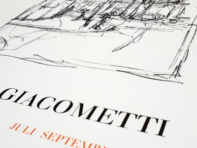 Alberto Giacometti, original poster Galerie Beyeler, 1963 2