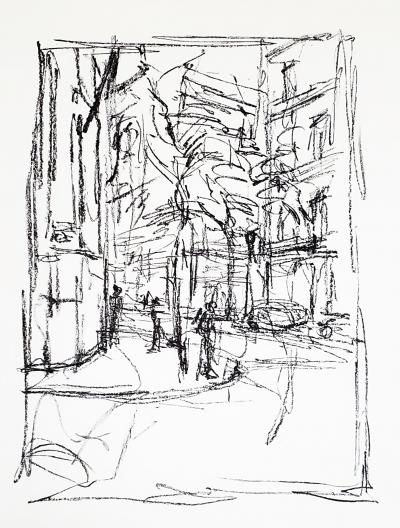 Alberto Giacometti, original poster Galerie Beyeler, 1963 2