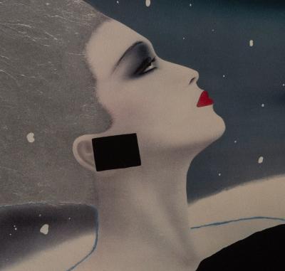 RAZZIA : Femme sous la neige - Lithographie originale signée 2