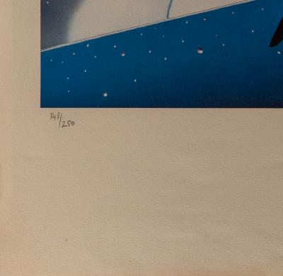 RAZZIA : Femme sous la neige - Lithographie originale signée 2