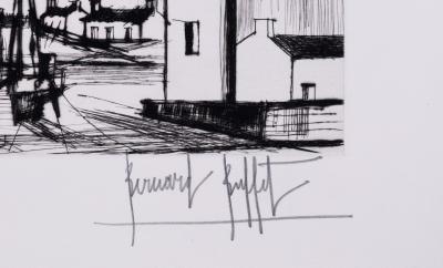 Bernard BUFFET : Le phare - Gravure originale signée 2