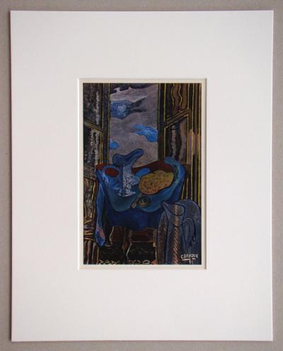 Georges BRAQUE (d'après) - La Toilette devant la fenêtre , 1946 - Héliogravure signée et datée 2