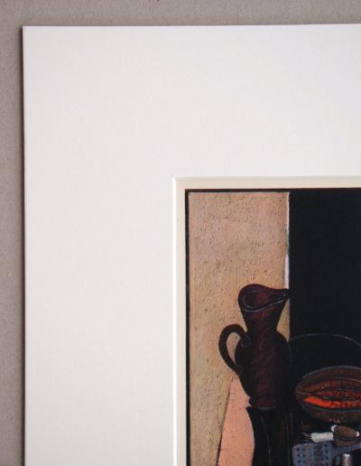Georges BRAQUE (d'après) - La Table de cuisine , 1946 - Héliogravure signée et datée 2