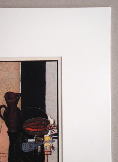Georges BRAQUE (d'après) - La Table de cuisine , 1946 - Héliogravure signée et datée 2