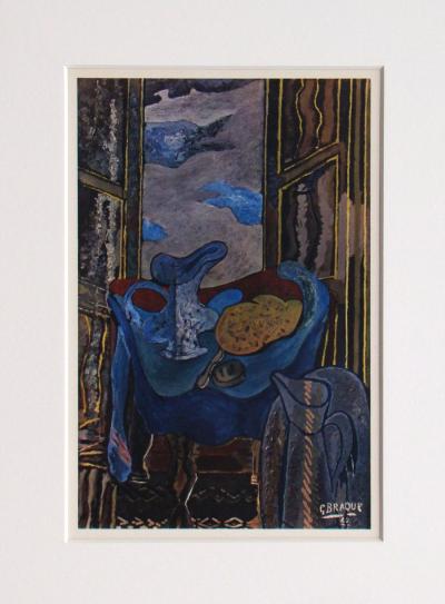 Georges BRAQUE (d'après) - La Toilette devant la fenêtre , 1946 - Héliogravure signée et datée 2