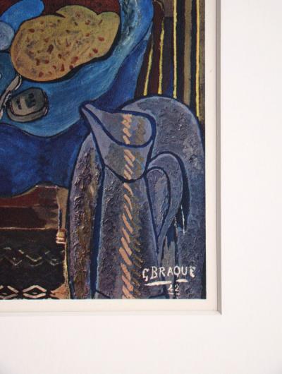 Georges BRAQUE (d'après) - La Toilette devant la fenêtre , 1946 - Héliogravure signée et datée 2