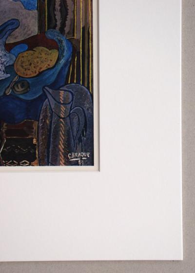 Georges BRAQUE (d'après) - La Toilette devant la fenêtre , 1946 - Héliogravure signée et datée 2