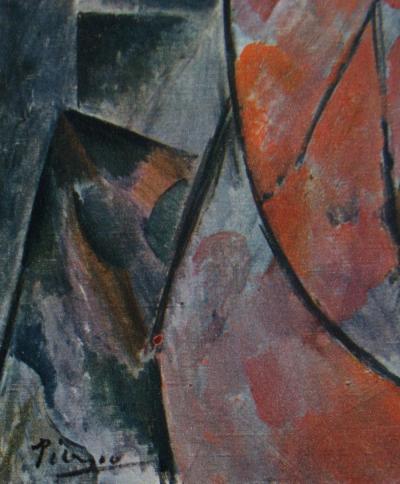 Pablo PICASSO (d’après) - Femme à la guitare, 1946 - Héliogravure signée et datée 2