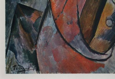 Pablo PICASSO (d’après) - Femme à la guitare, 1946 - Héliogravure signée et datée 2