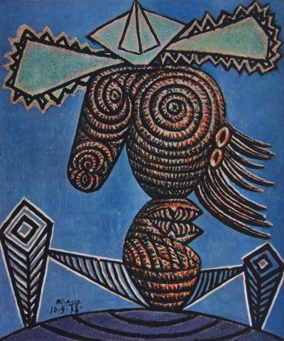 Pablo PICASSO (after) - Figure, 1946 - Héliogravure signed and dated 2