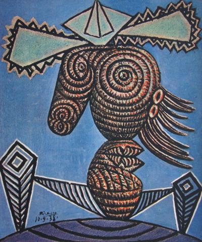 Pablo PICASSO (after) - Figure, 1946 - Héliogravure signed and dated 2