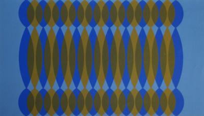 Dordevic MIODRAG - Composition Kinetic, 1967 - Original screenprint signed 2