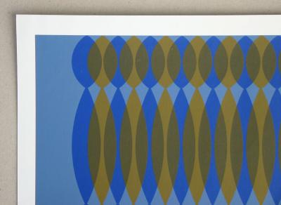 Dordevic MIODRAG - Composition Kinetic, 1967 - Original screenprint signed 2