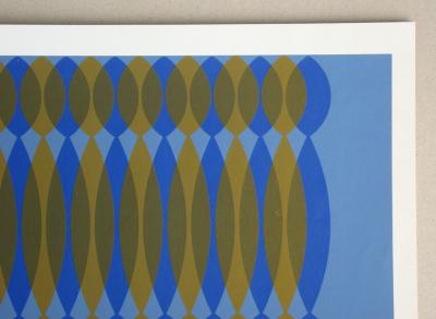 Dordevic MIODRAG - Composition Kinetic, 1967 - Original screenprint signed 2