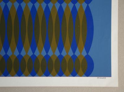 Dordevic MIODRAG - Composition Kinetic, 1967 - Original screenprint signed 2