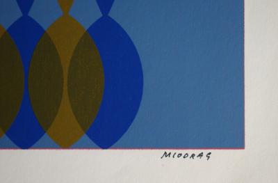 Dordevic MIODRAG - Composition Kinetic, 1967 - Original screenprint signed 2