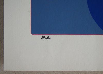 Dordevic MIODRAG - Composition Kinetic, 1967 - Original screenprint signed 2