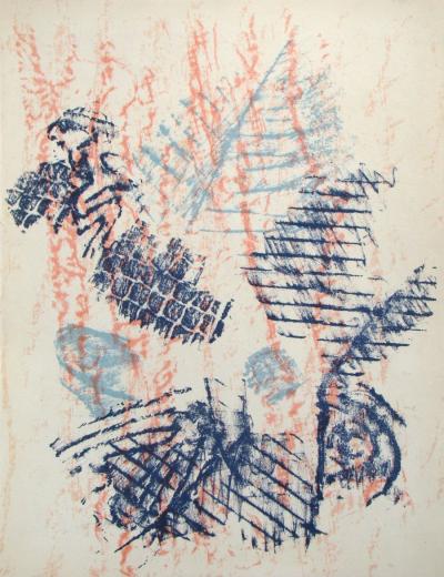 Max ERNST - Composition abstrait, 1964 - Original lithograph 2