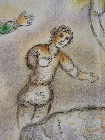 Marc CHAGALL : La paix retrouvée, Lithographie, 1989 2