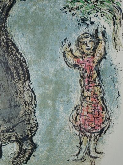 Marc CHAGALL : Le prêtre et l’appel aux dieux, Lithographie, 1989 2