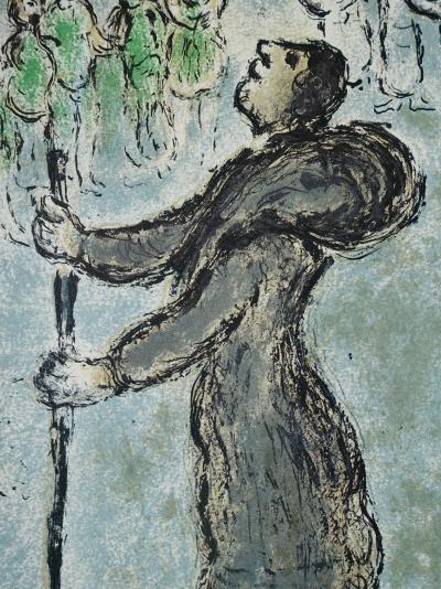 Marc CHAGALL : Le prêtre et l’appel aux dieux, Lithographie, 1989 2