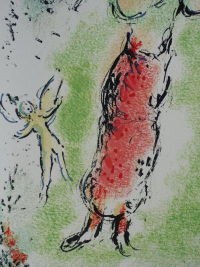 Marc CHAGALL : Athéna endort Ulysse, Lithographie, 1989 2