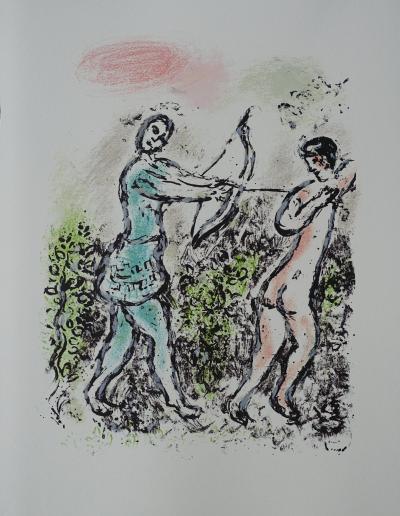 Marc CHAGALL : Pénélope et l’arc d’Ulysse, Lithographie, 1989 2