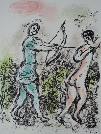Marc CHAGALL : Pénélope et l’arc d’Ulysse, Lithographie, 1989 2