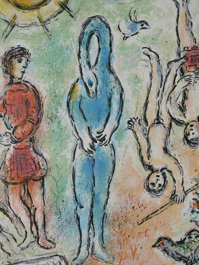 Marc CHAGALL : Le monde souterrain, Lithographie, 1989 2
