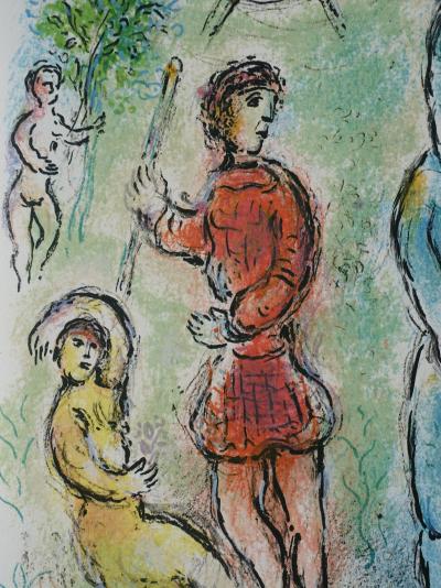 Marc CHAGALL : Le monde souterrain, Lithographie, 1989 2