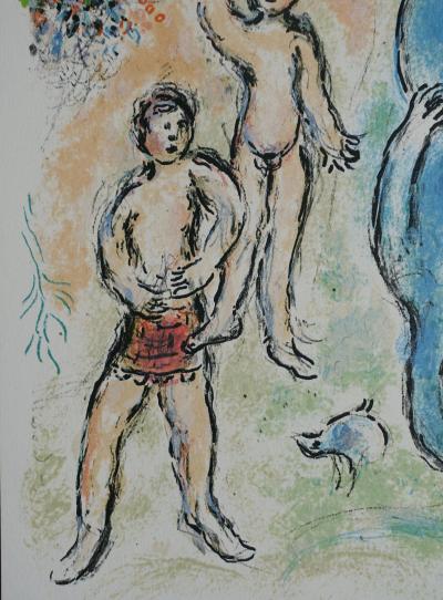 Marc CHAGALL : Le monde souterrain, Lithographie, 1989 2