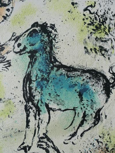 Marc CHAGALL : Athéna et le cheval, Lithographie, 1989 2