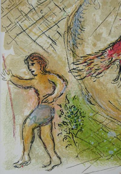 Marc CHAGALL : Polyphème le cyclope, Lithographie, 1989 2