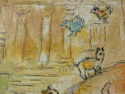 Marc CHAGALL : Polyphème le cyclope, Lithographie, 1989 2