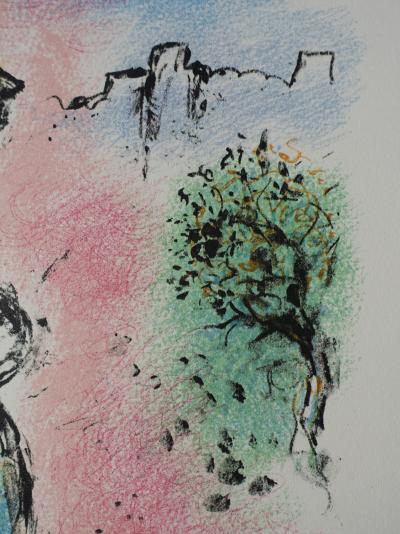 Marc CHAGALL : Ulysse se fait connaître, Lithographie, 1989 2