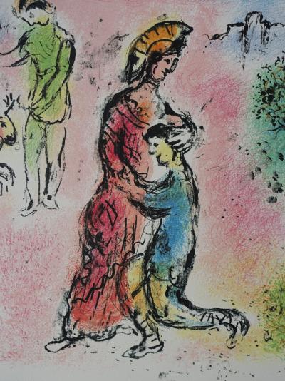 Marc CHAGALL : Ulysse se fait connaître, Lithographie, 1989 2