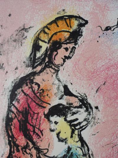 Marc CHAGALL : Ulysse se fait connaître, Lithographie, 1989 2