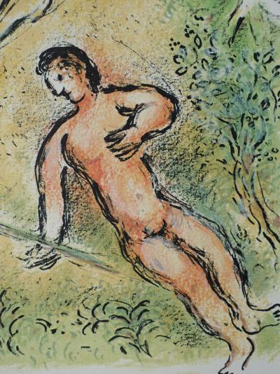 Marc CHAGALL : Le massacre des prétendants, Lithographie, 1989 2