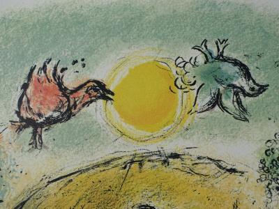 Marc CHAGALL : Le massacre des prétendants, Lithographie, 1989 2
