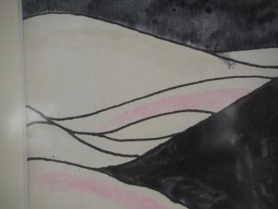 Jean EFFEL - Adam et Eve découvrent la neige - Aquarelle originale Signée 2