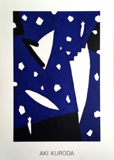 Aki Kuroda, Bleu, sérigraphie Mizuma Art Gallery, 1994 2