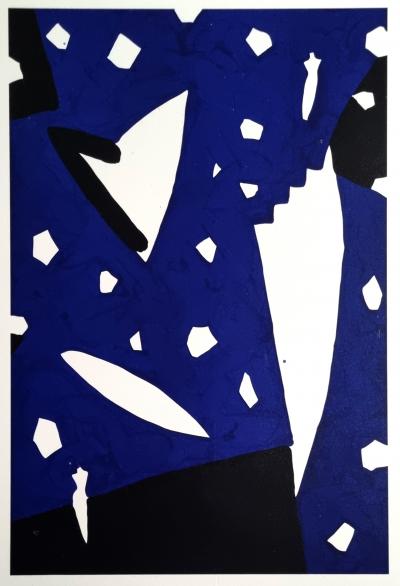 Aki Kuroda, Bleu, sérigraphie Mizuma Art Gallery, 1994 2