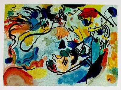 Kandinsky, Affiche lithographique, Galerie Flinker, 1972 2
