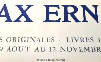 Max Ernst, Affiche Galerie Chave sur papier Arches, 1976 2