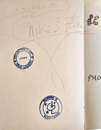 Niki de Saint Phalle, autographe et dédicace sur catalogue, 1999 2