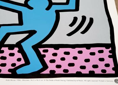 Keith Haring, Andy Mouse III, sérigraphie originale, 1990 2