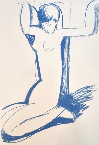 Amedeo Modigliani (d’après), Cariatide, sérigraphie, vers 1995 2
