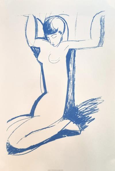 Amedeo Modigliani (d’après), Cariatide, sérigraphie, vers 1995 2