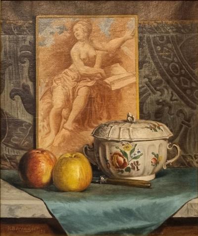 Henri Bérengier, Nature morte, huile sur toile, 1938 2